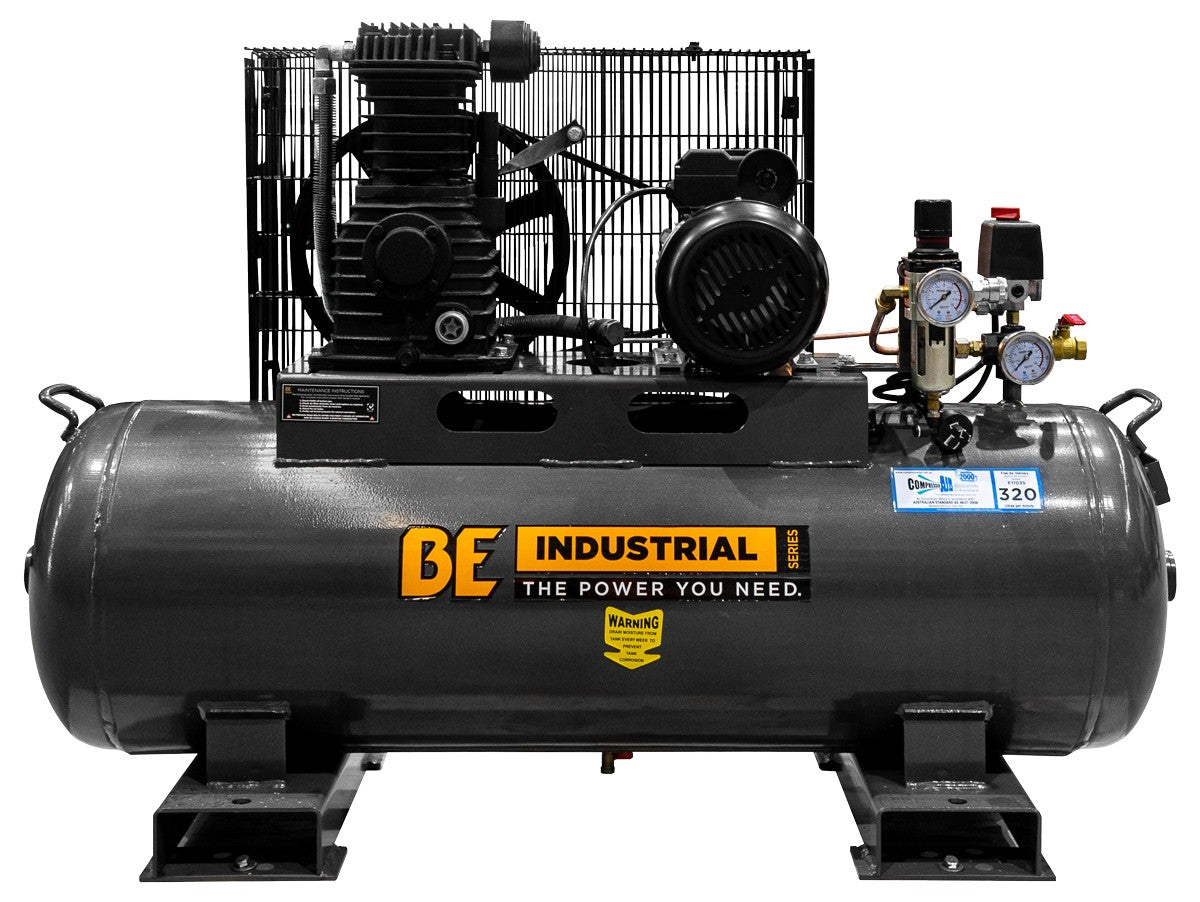 BE 110L Air Compressor - 3.5hp, Belt Drive | E11035