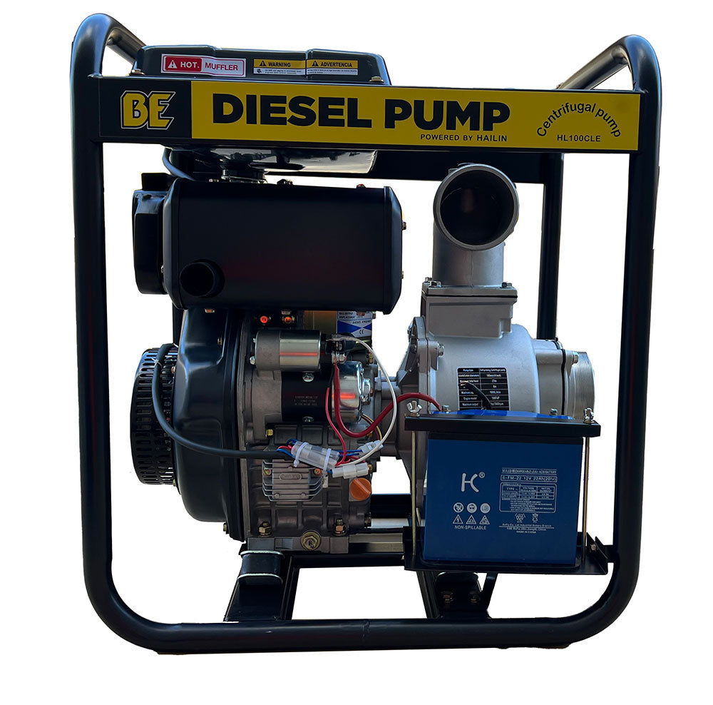 BE 4" Water Transfer Pump, 1,600 L/min - Powerease 10hp, Electric | WD4010-RE
