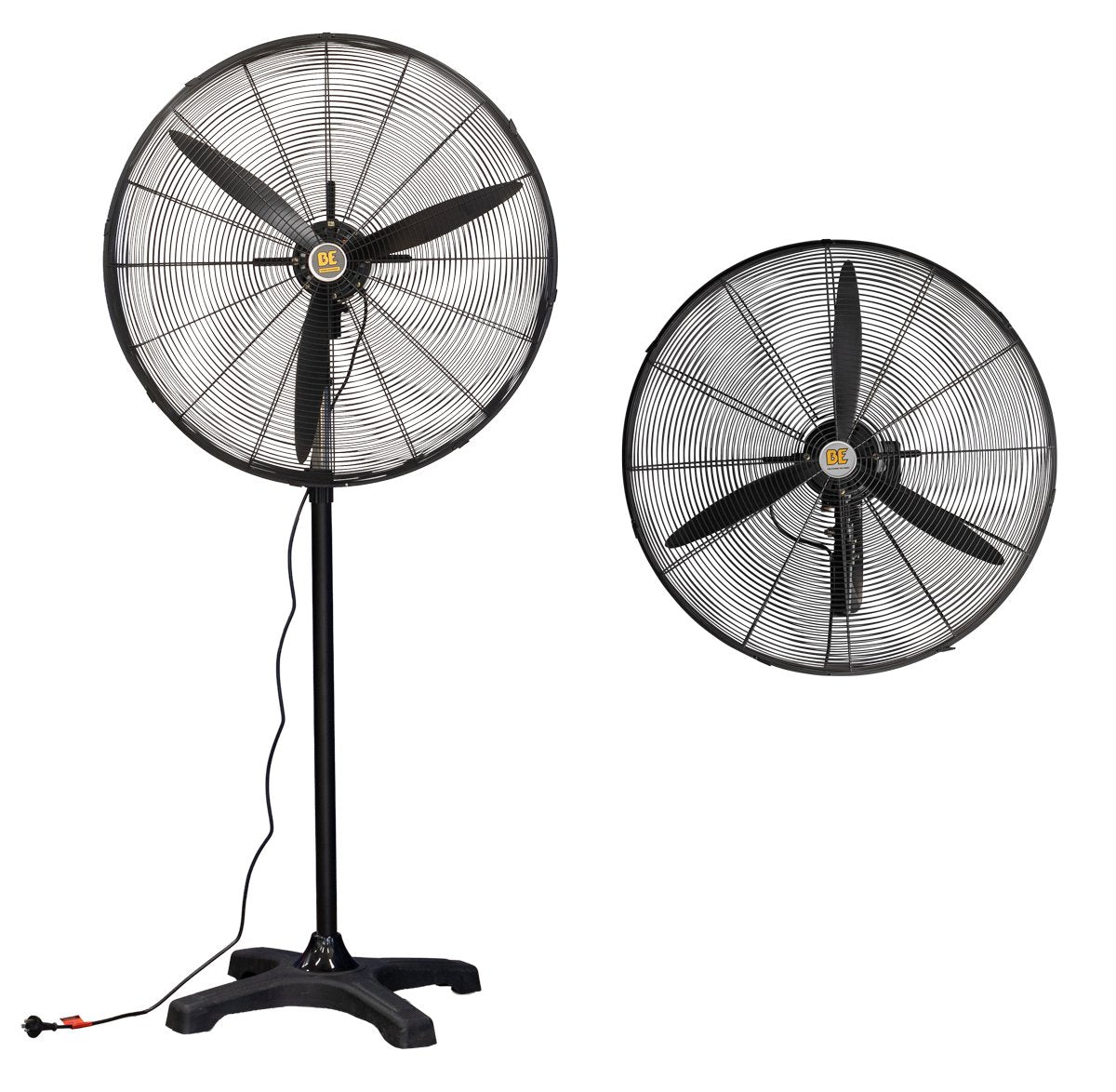 BE 750mm Pedestal Fan - Industrial, Wall Combo | FSB75 COMBO