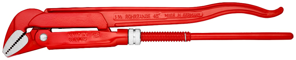 KNIPEX Pipe Wrench 45° 420mm Swedish Pattern