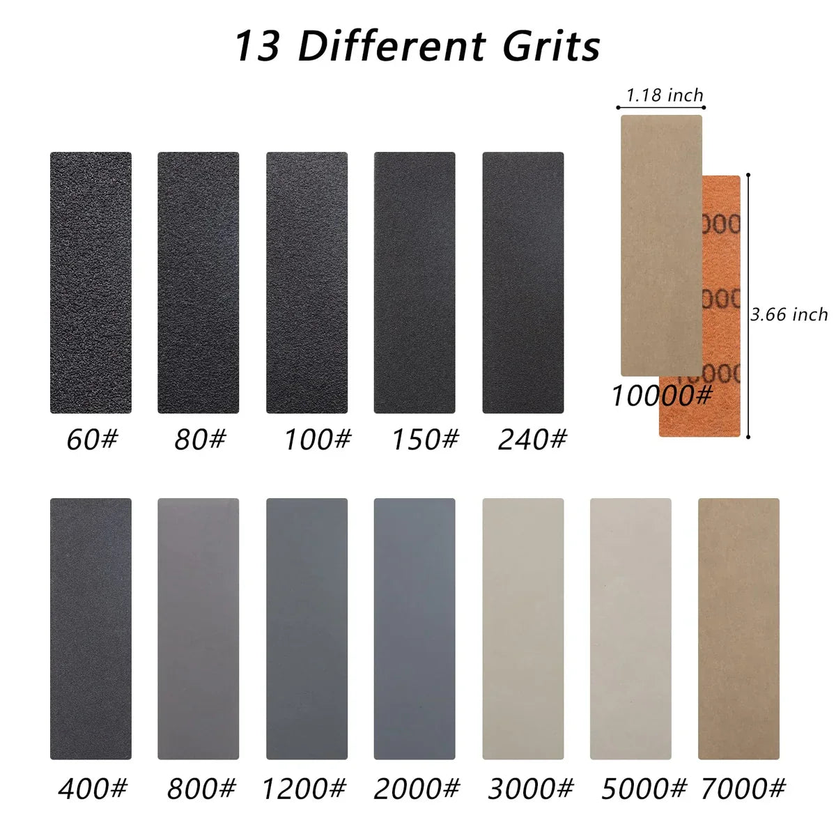 131PC Sandpaper P60-P10000