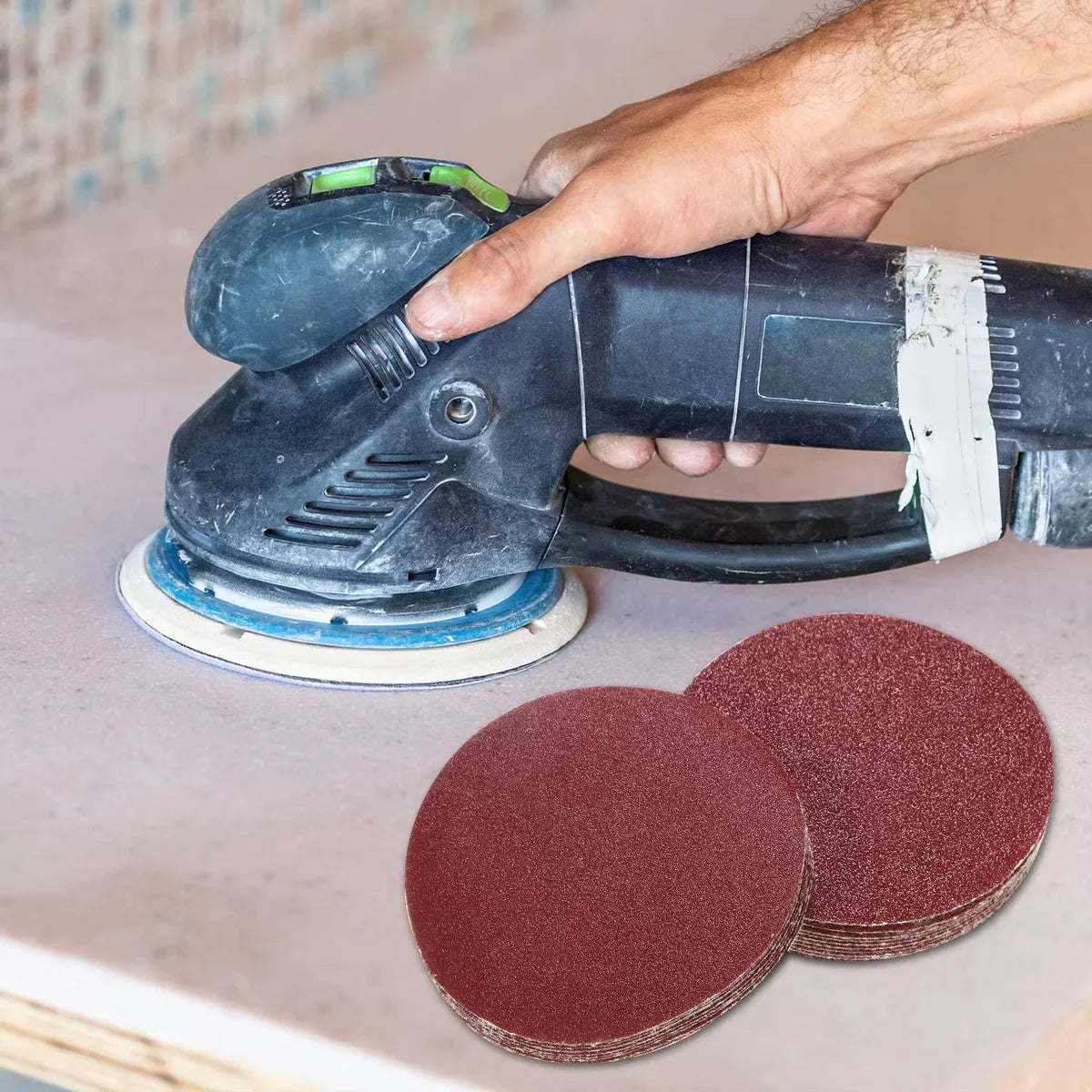 50 Pack 150mm Hook It Disc MIXED GRITS P80- P3000