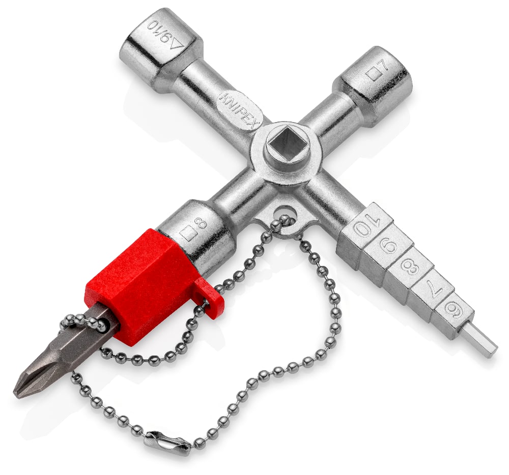 KNIPEX Profi-Key For Standard Shut-Off Systems