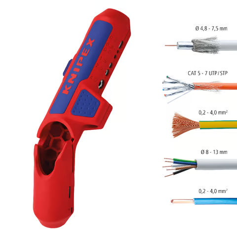 KNIPEX ErgoStrip Universal Stripping Tool (Left-Handed)
