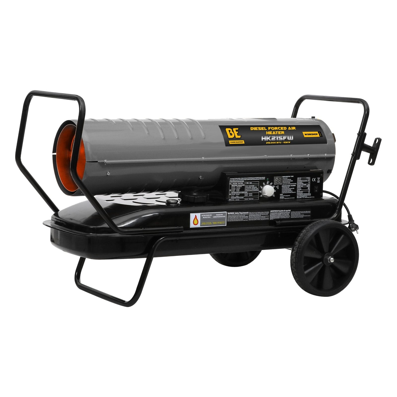 BE 63kW Diesel Forced Air Heater - 215,000 BTU | HK215FW