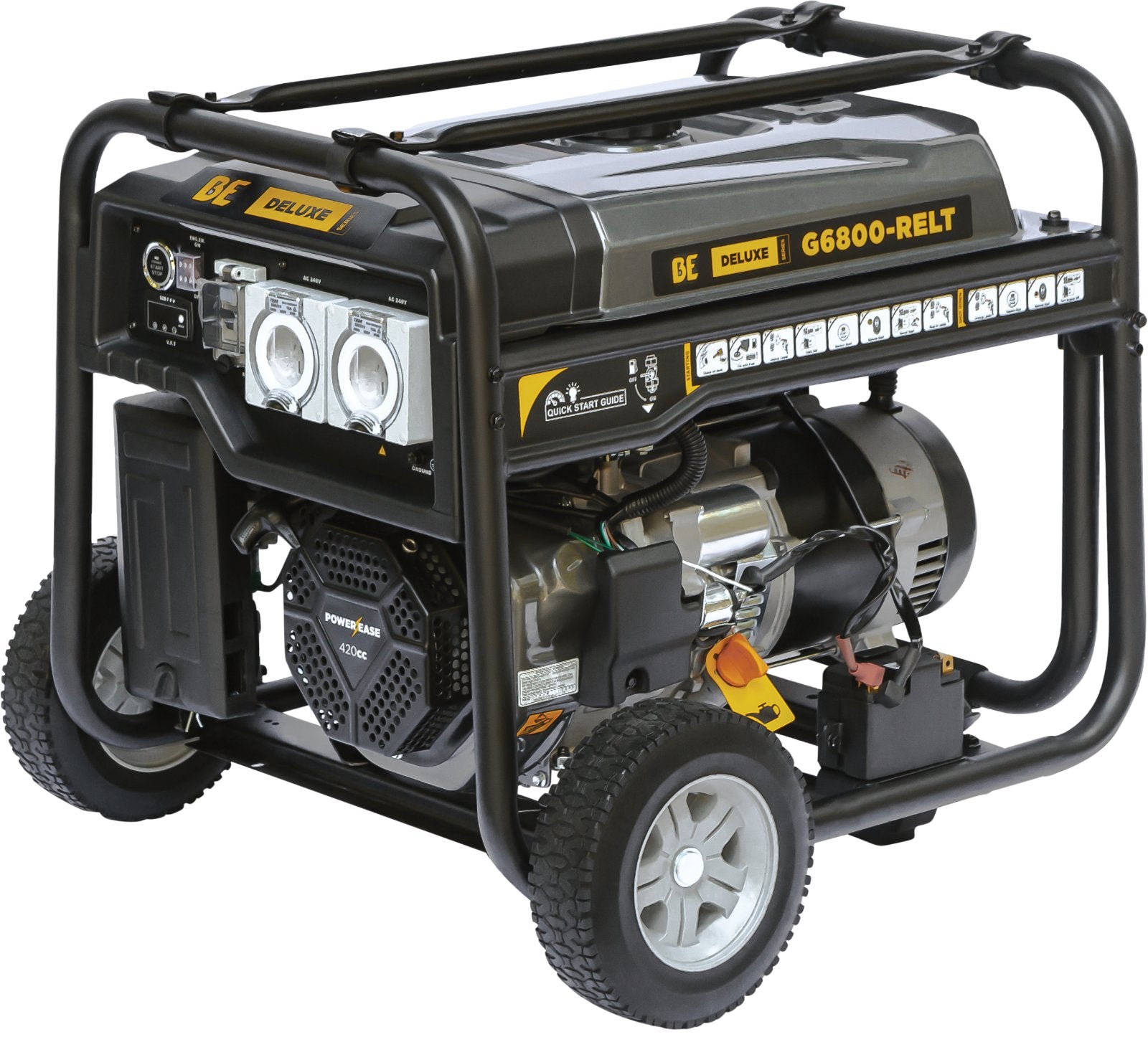 BE 6.8kVA Petrol Generator - Deluxe | G6800-RELT