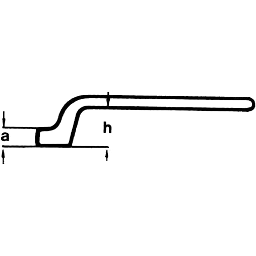 KNIPEX Single Ring Offset Wrench 13mm 1000V VDE