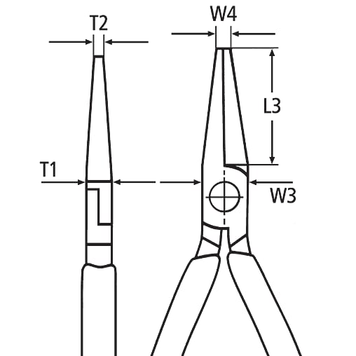 KNIPEX Pliers Mech 200mm Plas Str