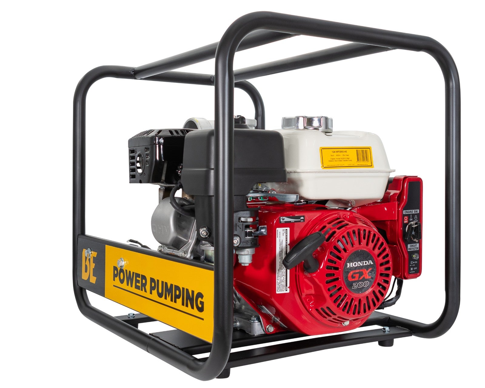 BE 3" Water Transfer Pump, 950 L/min - Honda 6.5hp, Electric | WP3065-HE