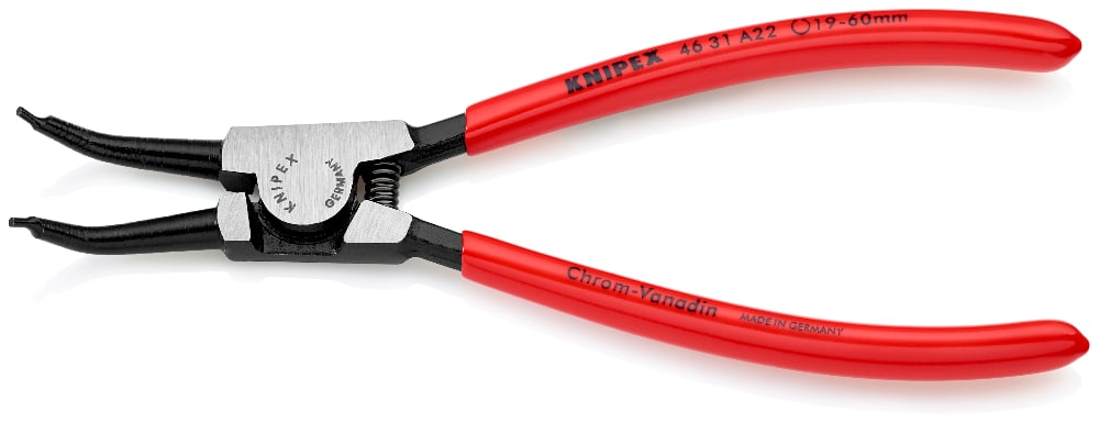 KNIPEX Circlip Pliers External Bent 45° 185mm