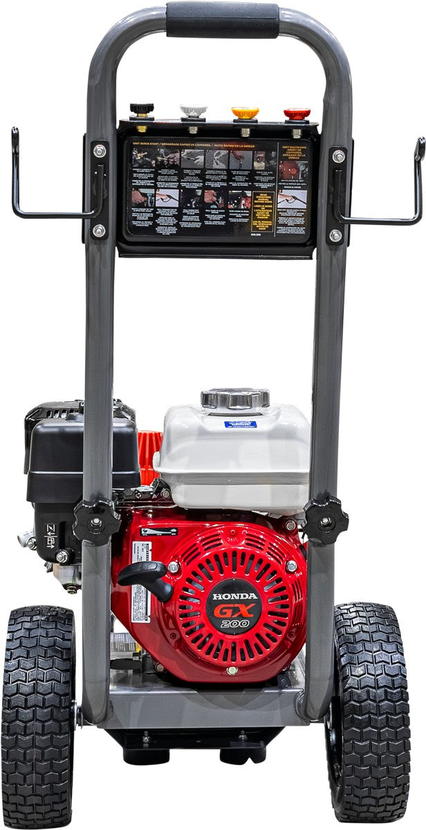 BE 2,700 PSI Petrol Pressure Washer - Honda GX200, Comet Pump | BAR2765C-H