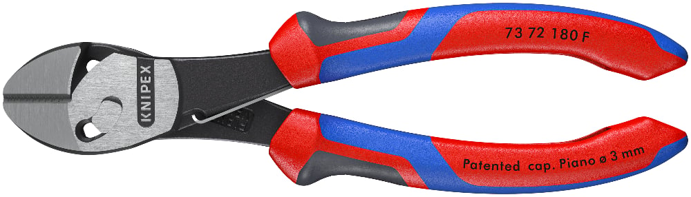 KNIPEX TwinForce Diagonal Cutting Pliers, 180mm