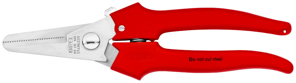 KNIPEX Shears Combination, Plastic Coated, 190mm