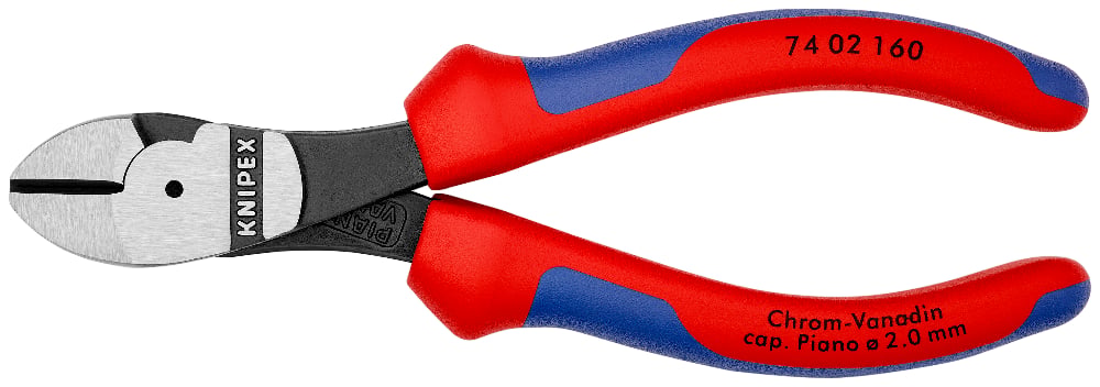 KNIPEX High Leverage Diagonal Cutting Pliers, 160mm