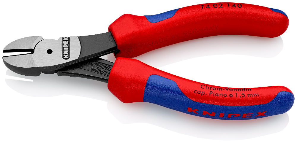 KNIPEX High Leverage Diagonal Cutting Pliers, 140mm