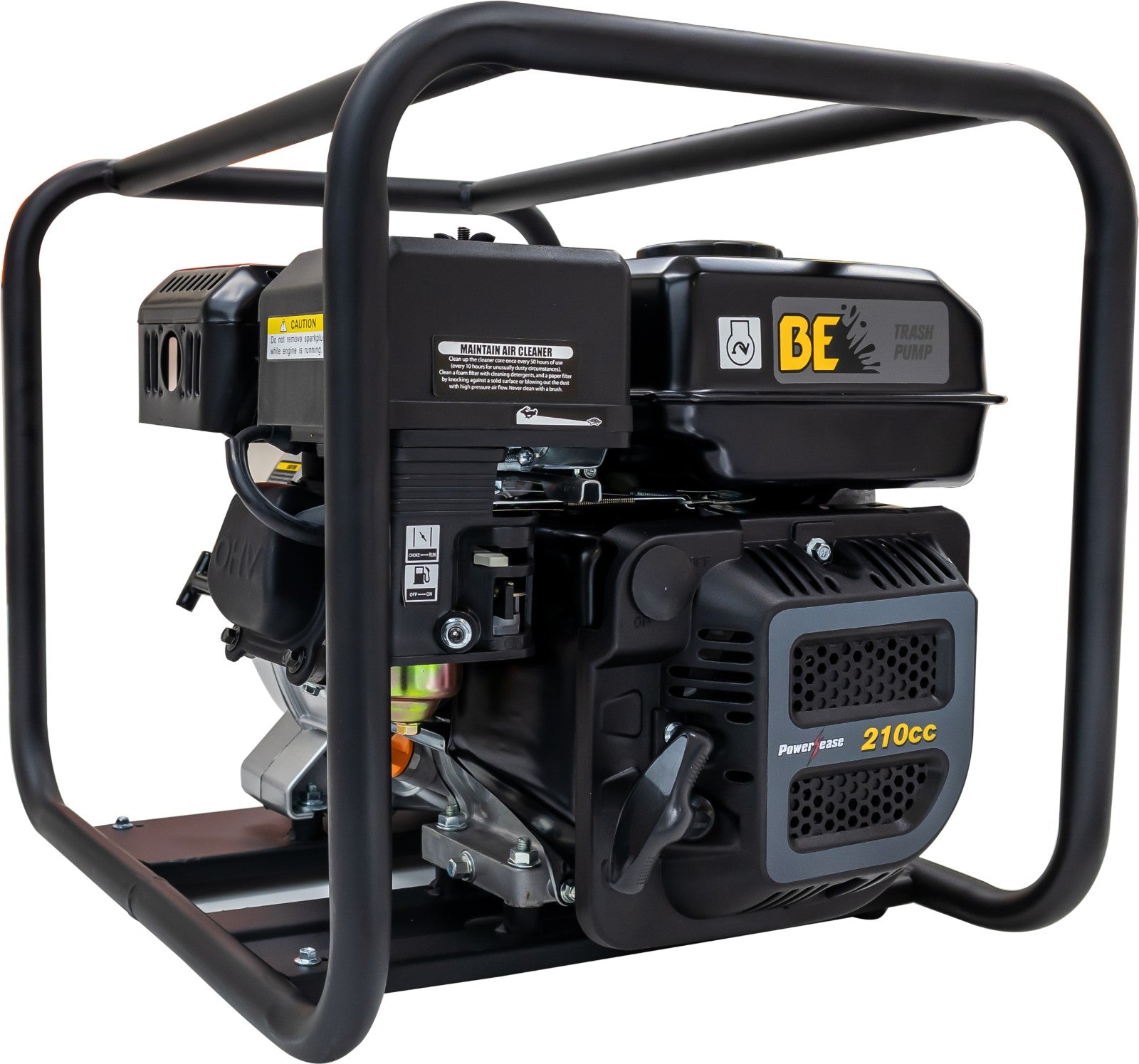 BE 2" Semi-Trash Pump, 550 L/min - Powerease 7.5hp, Recoil | TPS2070-R