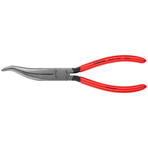 KNIPEX Mechanics Long Nose Pliers 200mm Wavy