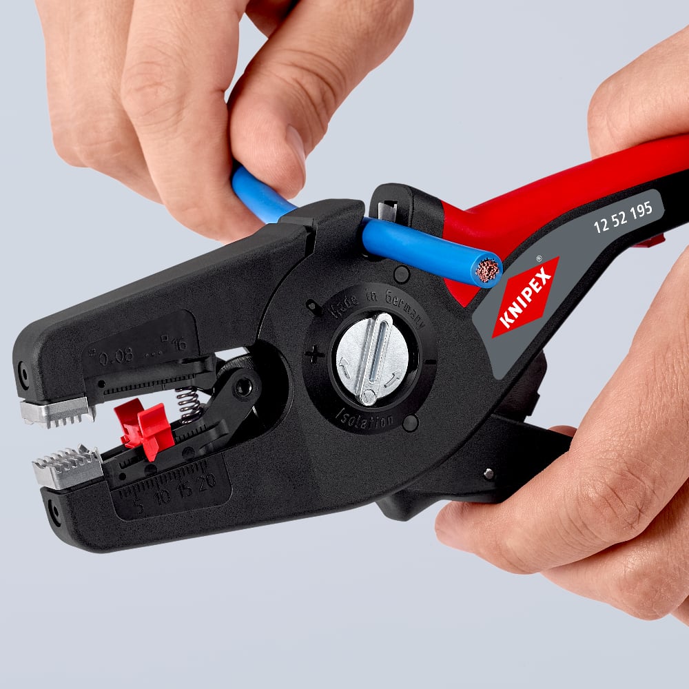 KNIPEX Pliers Automatic Insulated Stripper, 195mm