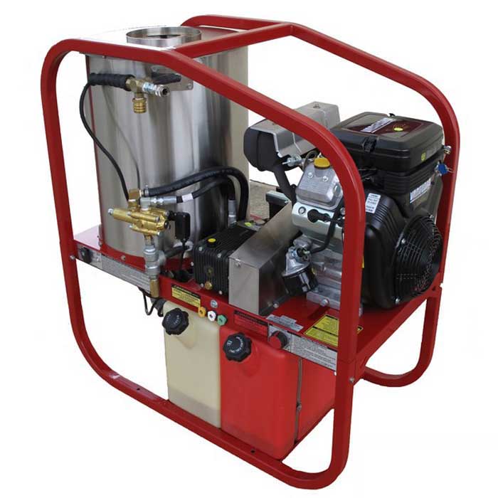 BE 3,000 PSI Hot Water Petrol Pressure Washer - Briggs Vanguard Twin | HOT3014P-VE