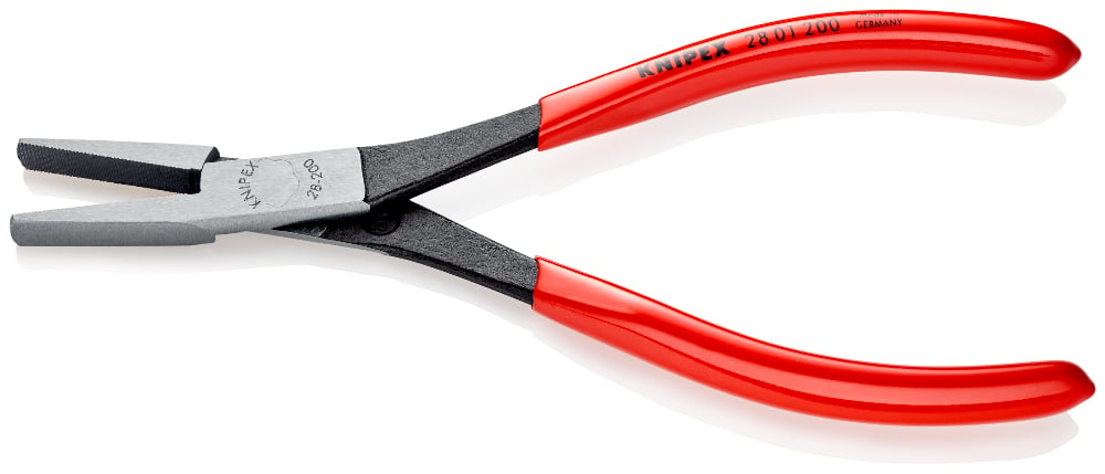 KNIPEX Pliers Long Reach Needle Nose, Plastic Coated, 200mm
