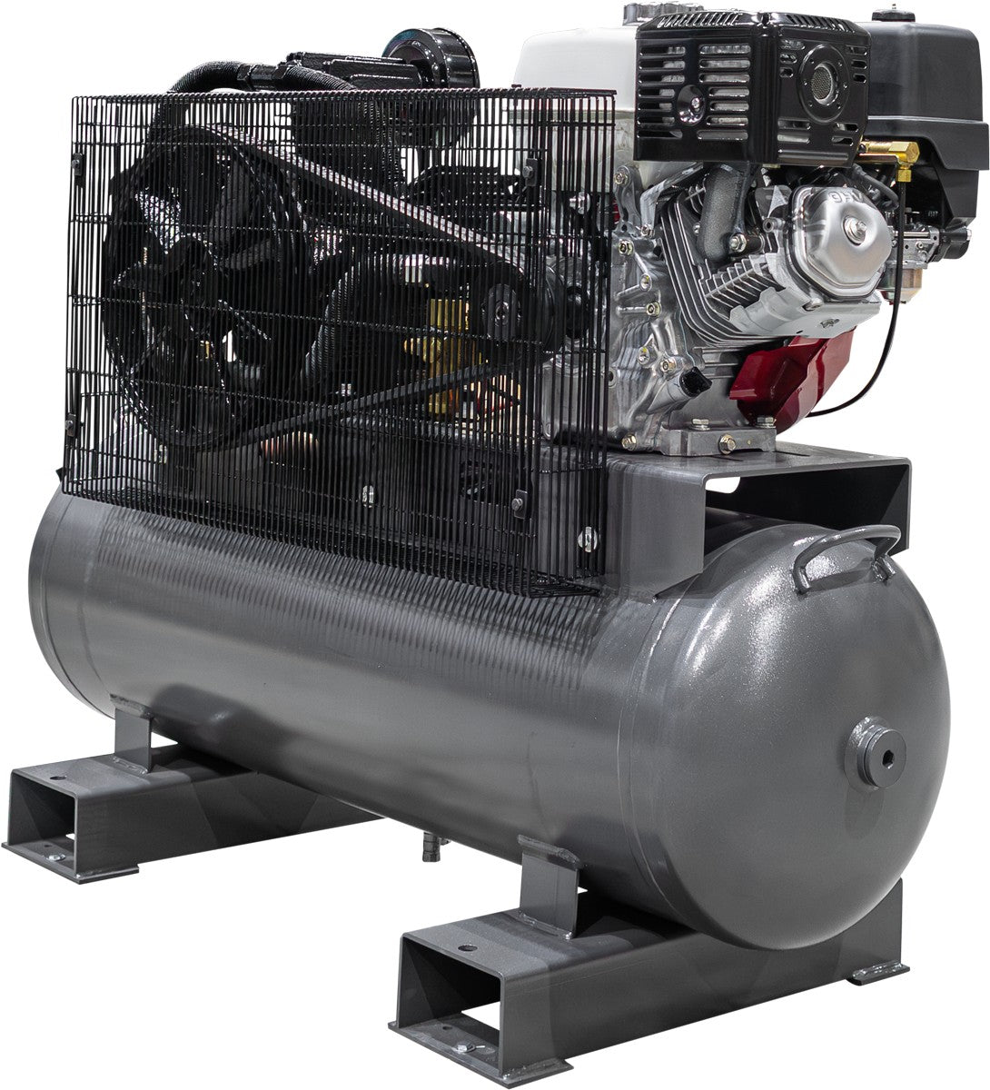 BE 160L Air Compressor - 13hp Petrol, Belt Drive, Electric Start | P16013-HE