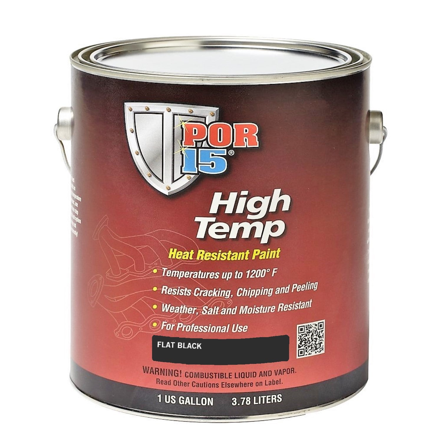 High Temp - Flat Black | Gallon