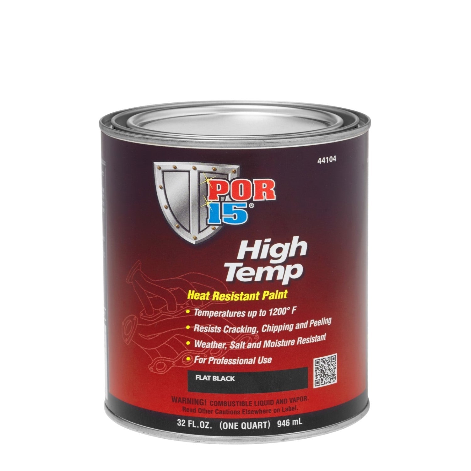 High Temp - Flat Black | Quart