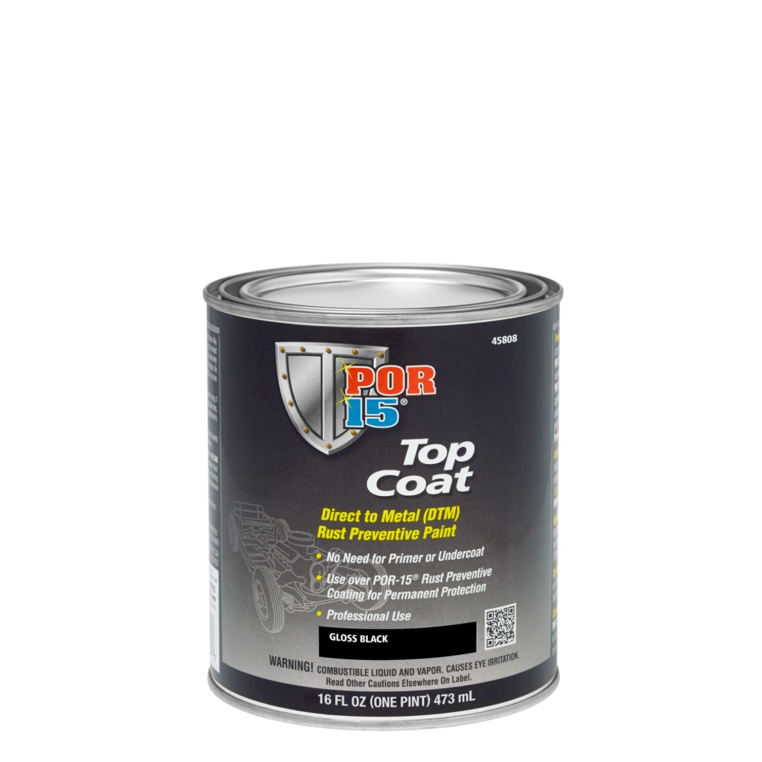 Top Coat | Gloss Black - Pint