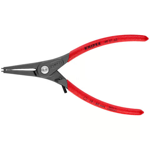 KNIPEX Precision Circlip Pliers External Straight 180mm with Overstretch Limiter