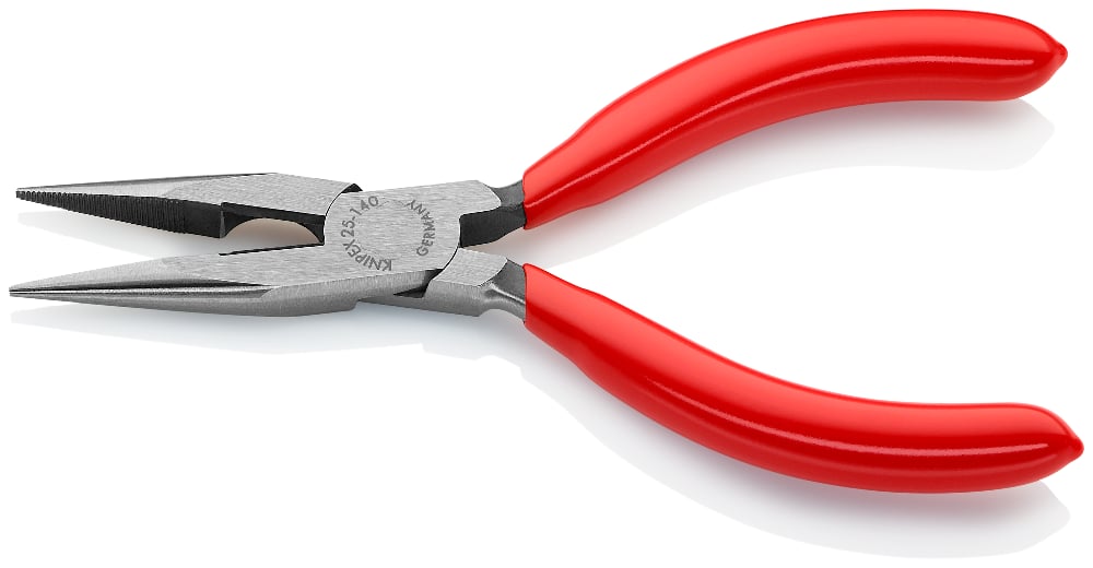 KNIPEX Pliers Side Cutting Snipe Nose, Plastic Coated, 140mm