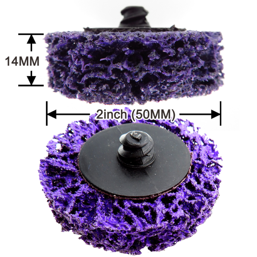 50mm Purple Quick Change Strip & Clean Discs