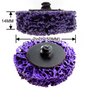 50mm Purple Quick Change Strip & Clean Discs