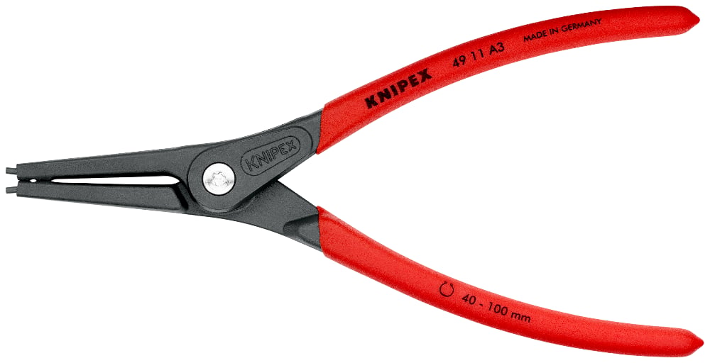 KNIPEX Pliers Circlip 40-100mm Ext Str Bolt 225mm