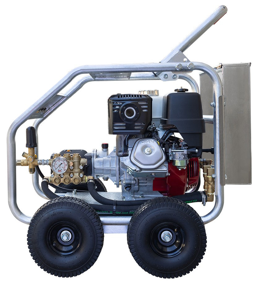 BE 3,800 PSI Petrol Pressure Washer - Honda GX390, Comet Pump | BAR3513CG-HJVT