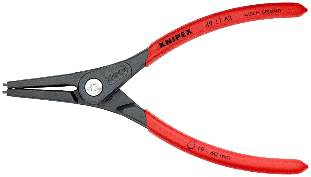 KNIPEX Pliers Circlip 19-60mm Ext Str Bolt 180mm