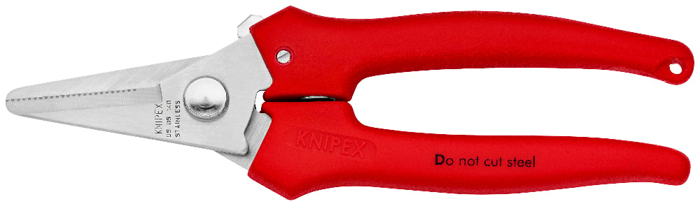 KNIPEX Shears Combination, Plastic Coated, 140mm