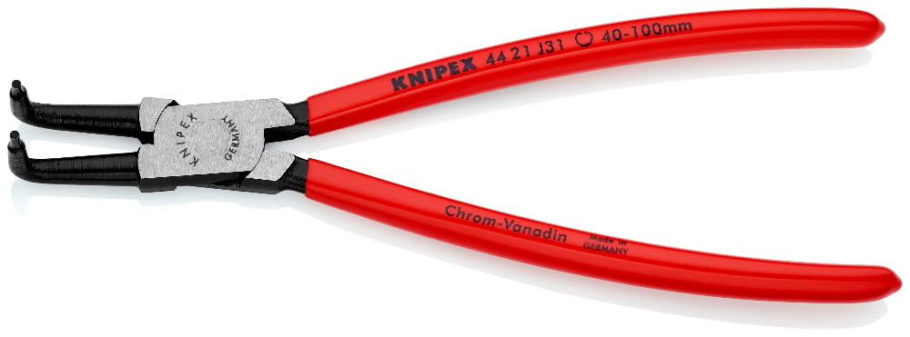 KNIPEX Pliers Circlip 40-100mm Int Bent 215mm