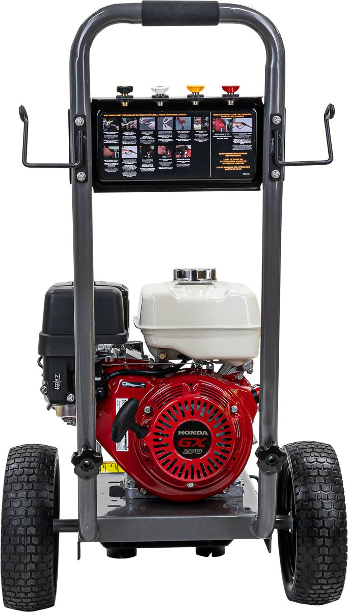 BE 3,800 PSI Petrol Pressure Washer - Honda GX270, Comet Pump | BAR3890C-H