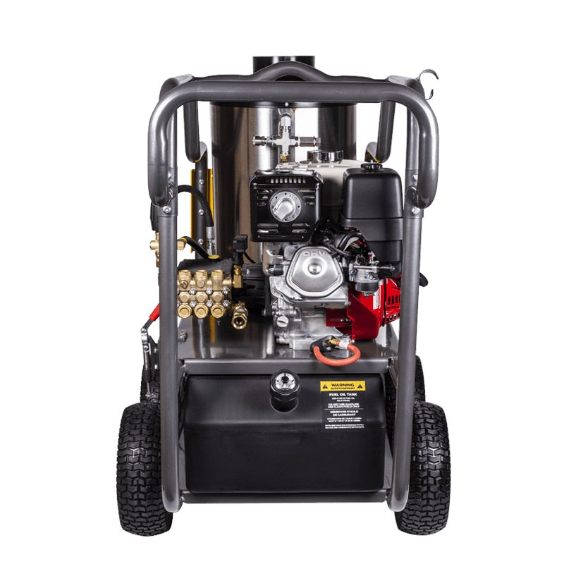 BE 4,000 PSI Hot Water Petrol Pressure Washer - Honda GX390 | HOT4013C-HE