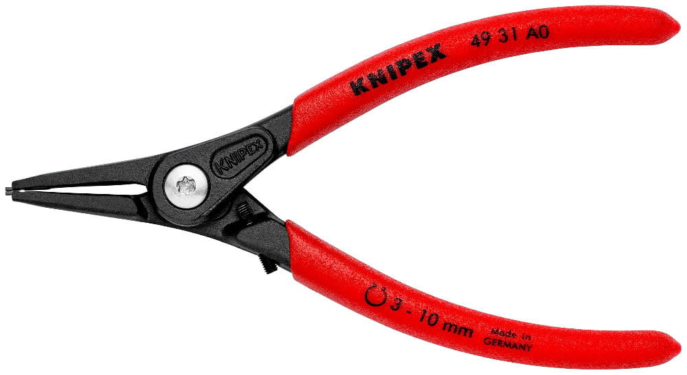 KNIPEX Precision Circlip Pliers External Straight 140mm with Overstretch Limiter