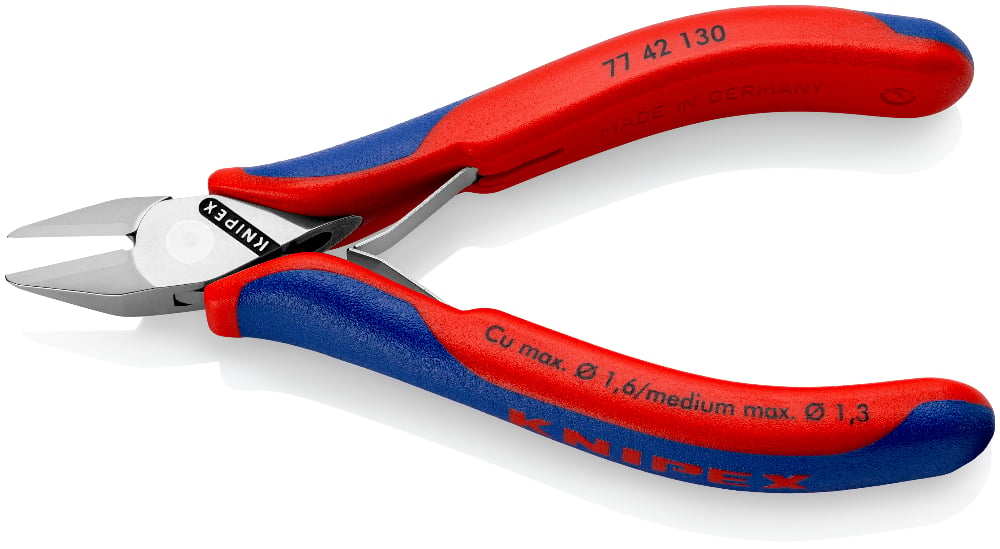 KNIPEX Electronics Diagonal Cutting Pliers, 130mm