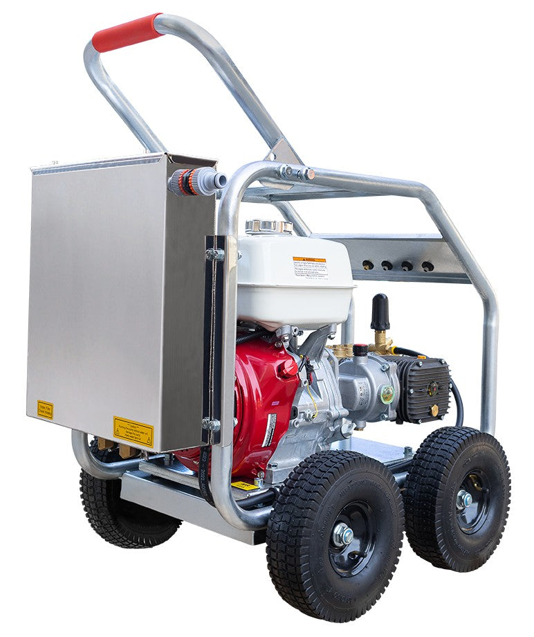 BE 3,800 PSI Petrol Pressure Washer - Honda GX390, Comet Pump | BAR3513CG-HJVT