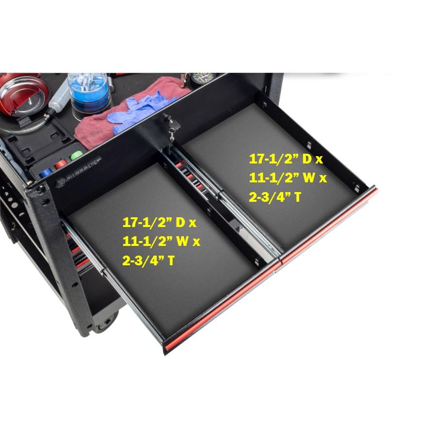 Powerbuilt 5 Drawer Rolling Tool Box Service Cart
