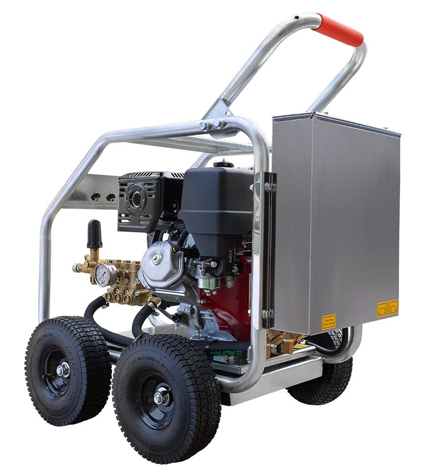 BE 3,800 PSI Petrol Pressure Washer - Honda GX390, Comet Pump | BAR3513CG-HJVT
