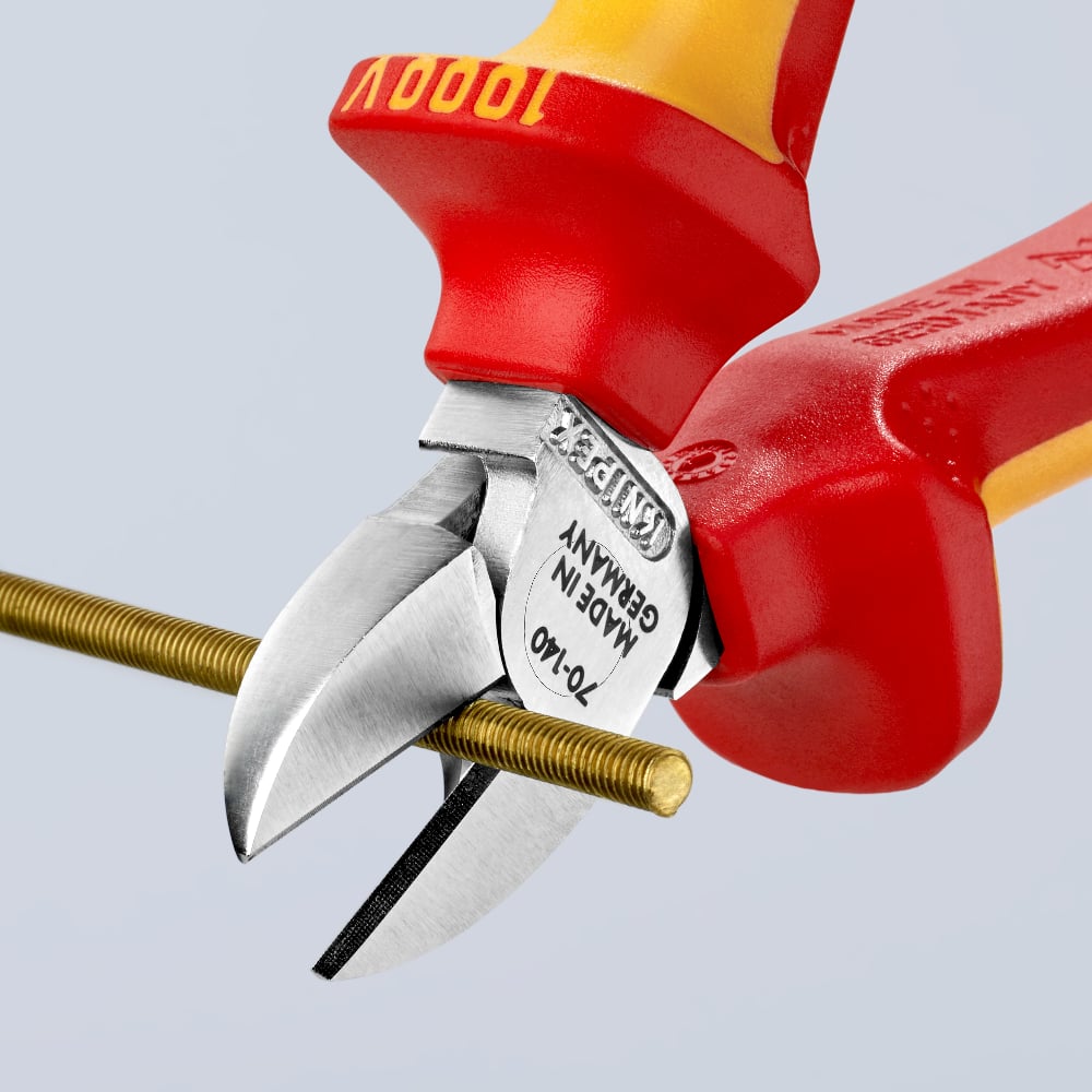 KNIPEX Diagonal Cutting Pliers (VDE), 140mm