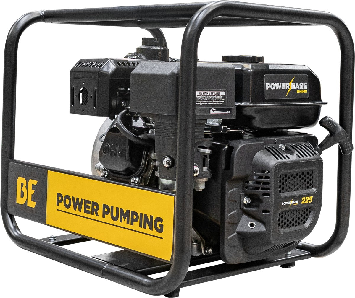 BE 1.5" Fire Fighting Pump, 330 L/min - Powerease 7.5hp, Recoil | HP20702-R