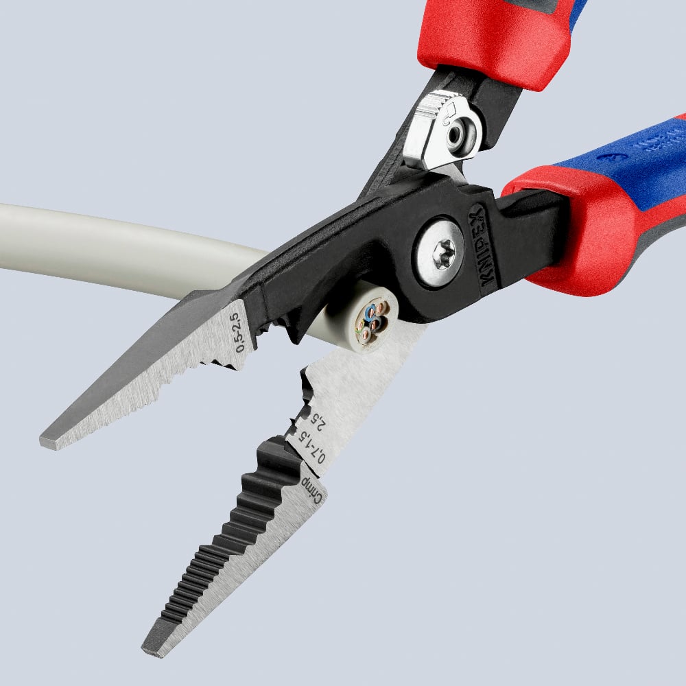 KNIPEX 6-in-1 Electrical Installation Pliers 200mm