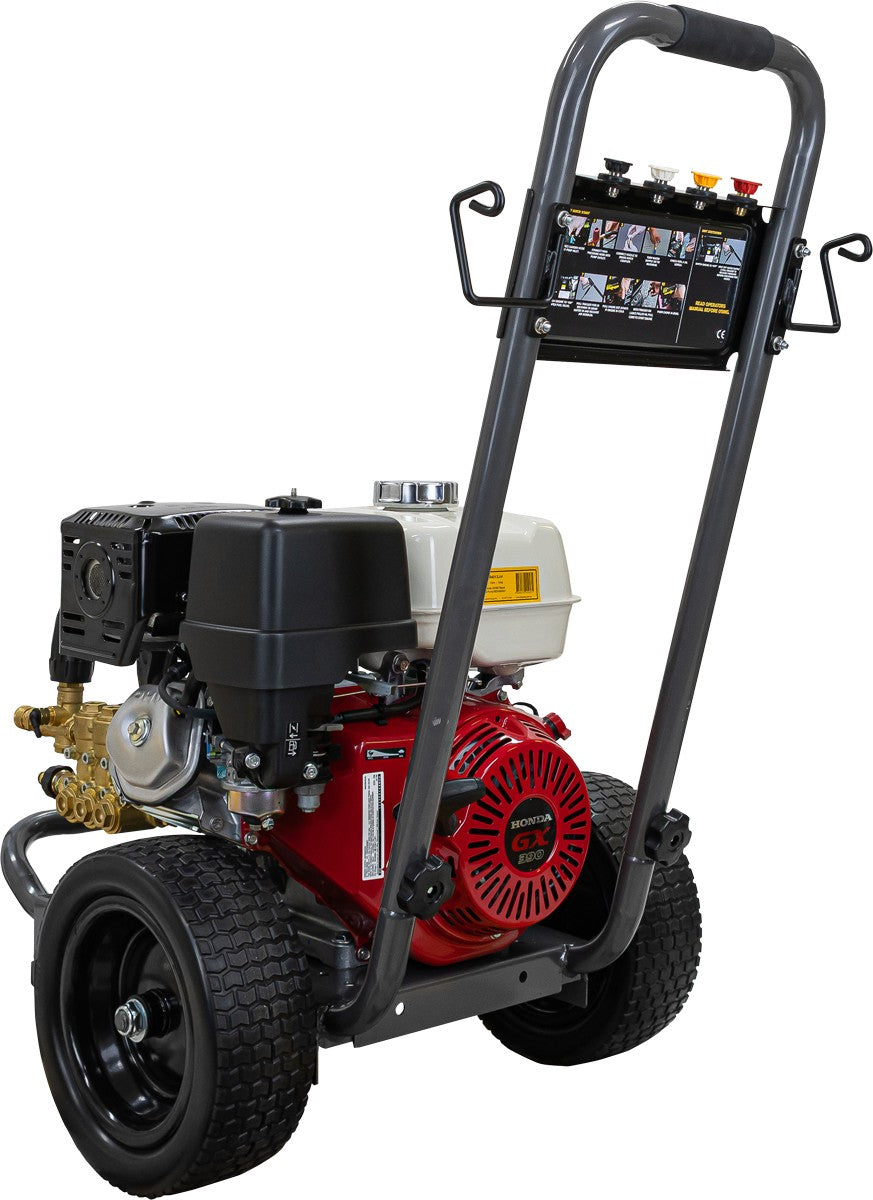BE 4,000 PSI Petrol Pressure Washer - Honda GX390, Cat Pumps | BAR4013J-H