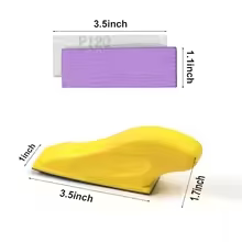 71PC Sandpaper W/Block P80 - P600