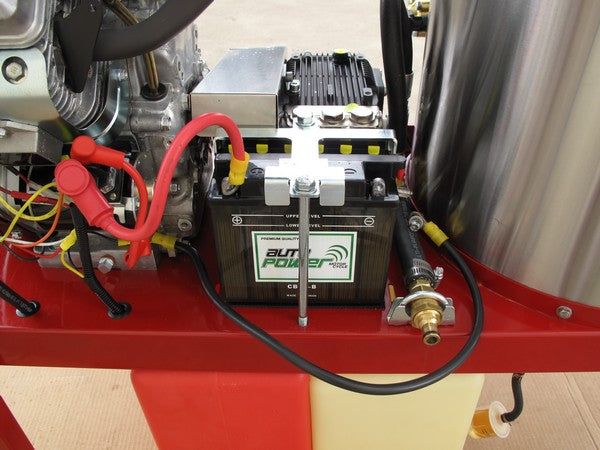 BE 3,000 PSI Hot Water Petrol Pressure Washer - Briggs Vanguard Twin | HOT3014P-VE